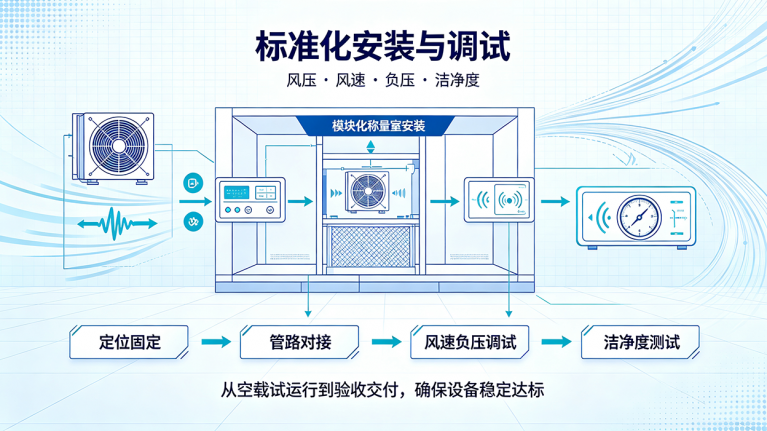 佰伦净化称量室安装调试与运维指南配图建议