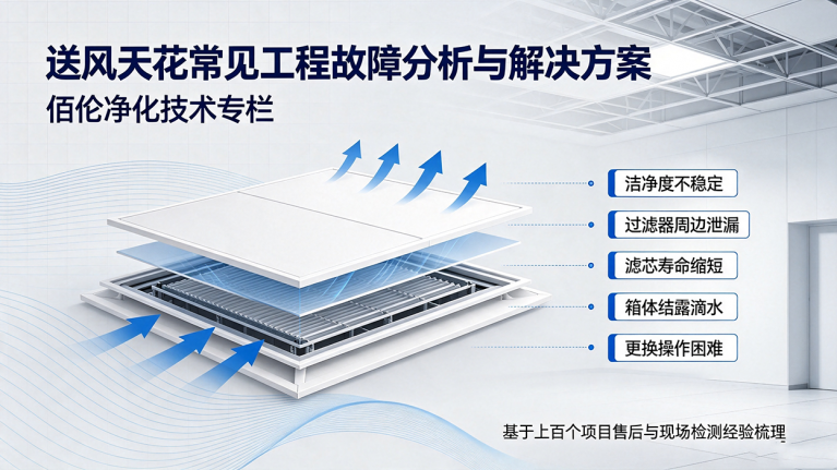 送风天花工程故障分析与解决方案 1