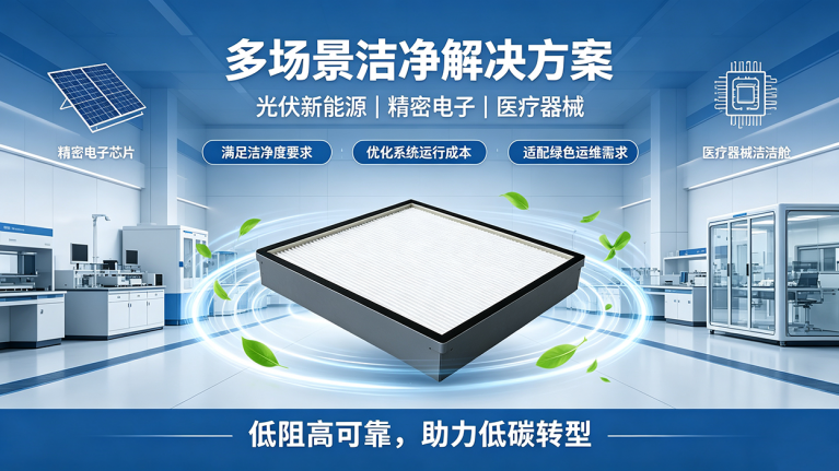 佰伦无隔板高效过滤器助力洁净行业绿色升级 4