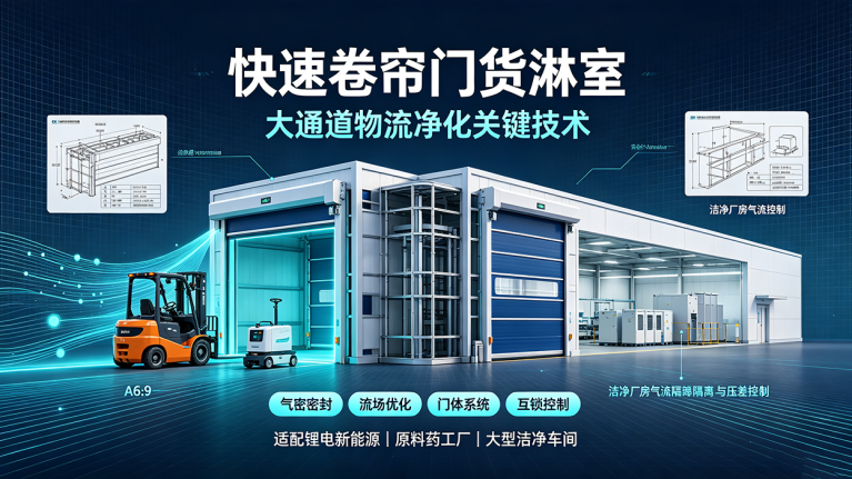 快速卷帘门货淋室技术研究