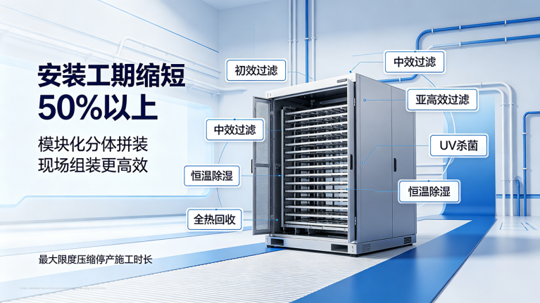 老旧车间改造新风柜应用 2