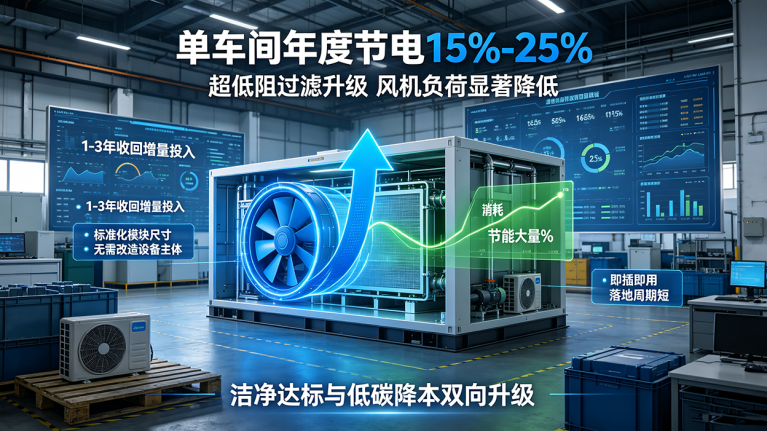 老旧车间改造新风柜应用 7