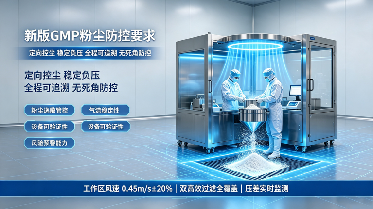 负压称量室气流组织与新版GMP粉尘防控 1