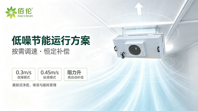 ffu 低噪节能与自动补偿方案