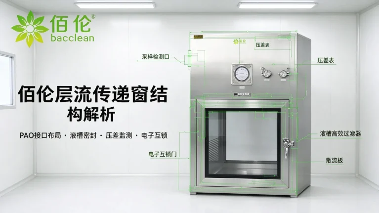 层流传递窗结构标注图