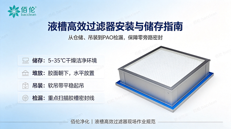 液槽高效过滤器安装、储存与 PAO 检漏实操技术指南