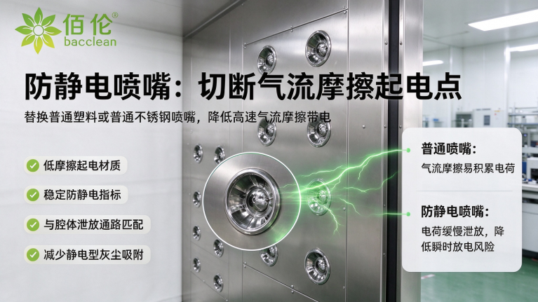 普通风淋室防静电喷嘴
