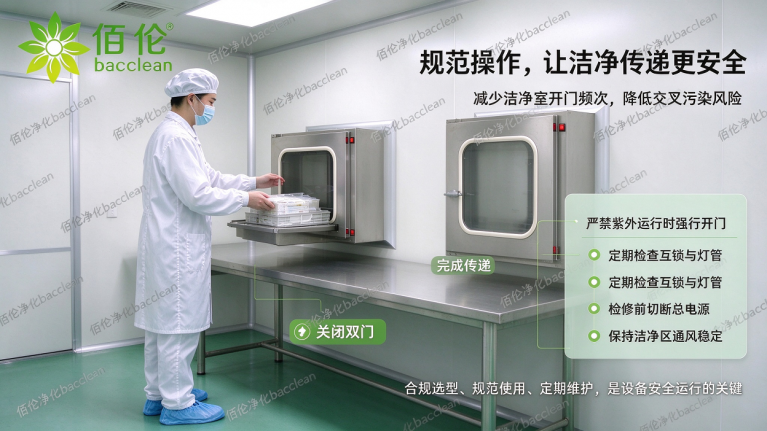 洁净层流传递窗洁净车间人员规范操作