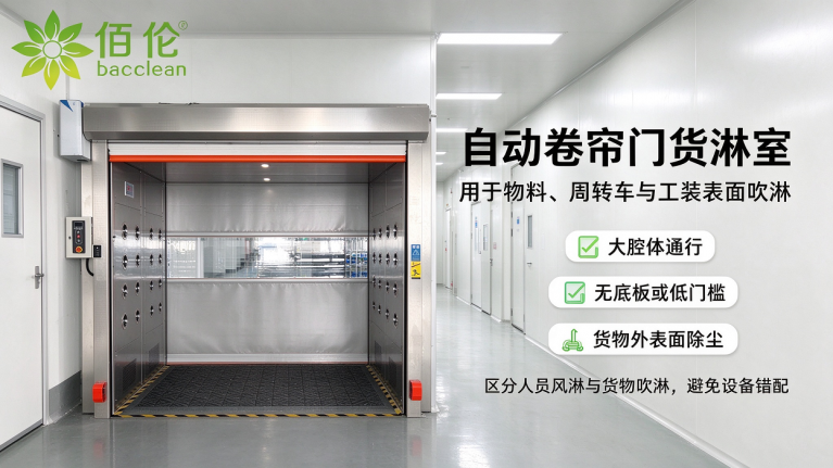 自动卷帘门货淋室