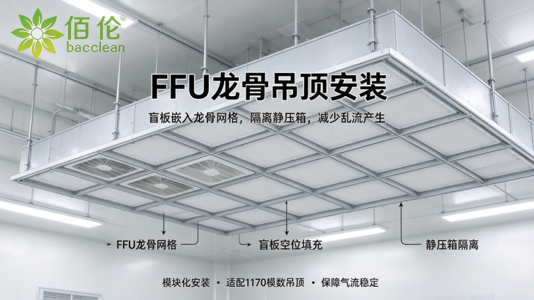 FFU 龙骨吊顶安装