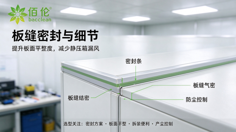 FFU盲板板缝密封与细节