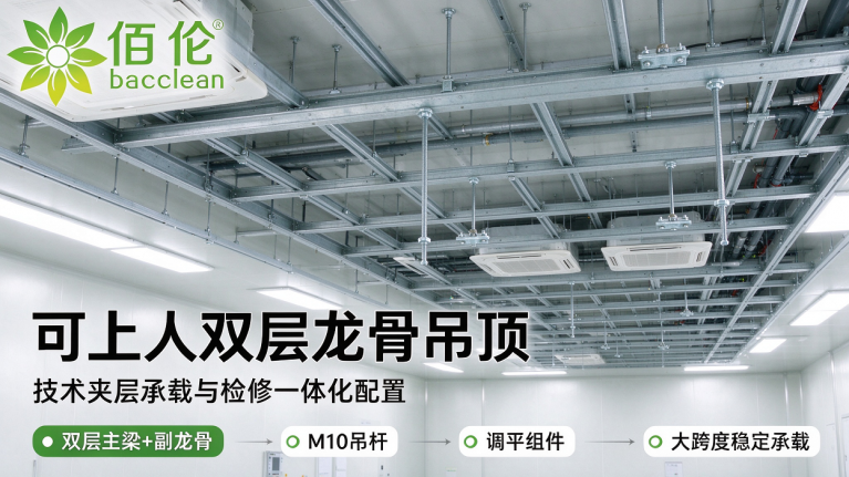 双层龙骨现场实拍图