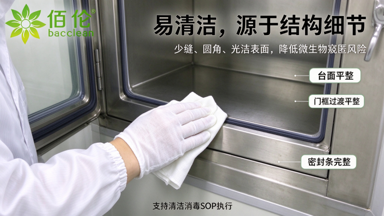 台面、门框、密封条清洁操作细节