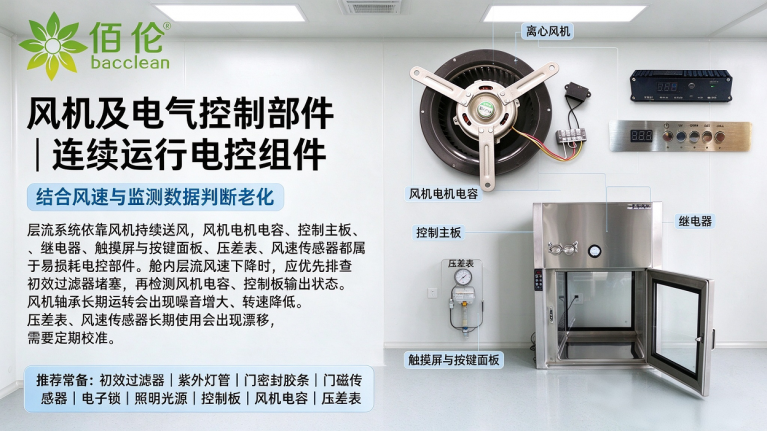 层流传递窗风机电控与备品备件：连续运行电控组件