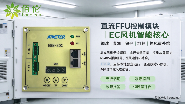 直流 FFU 控制模块｜EC 风机智能核心