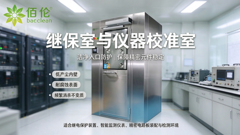 继保室与仪器校准室风淋室