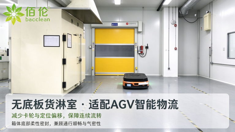 货淋室无底板设计AGV 智能物流场景
