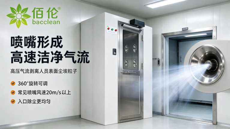 风淋室喷嘴吹淋
