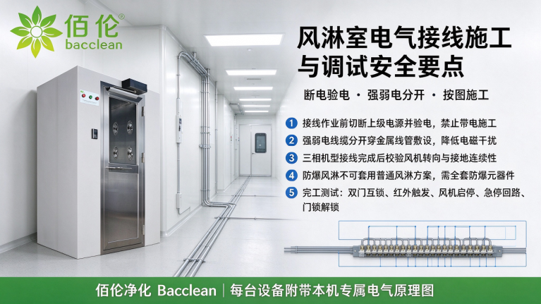 风淋室电气接线施工与调试安全要点